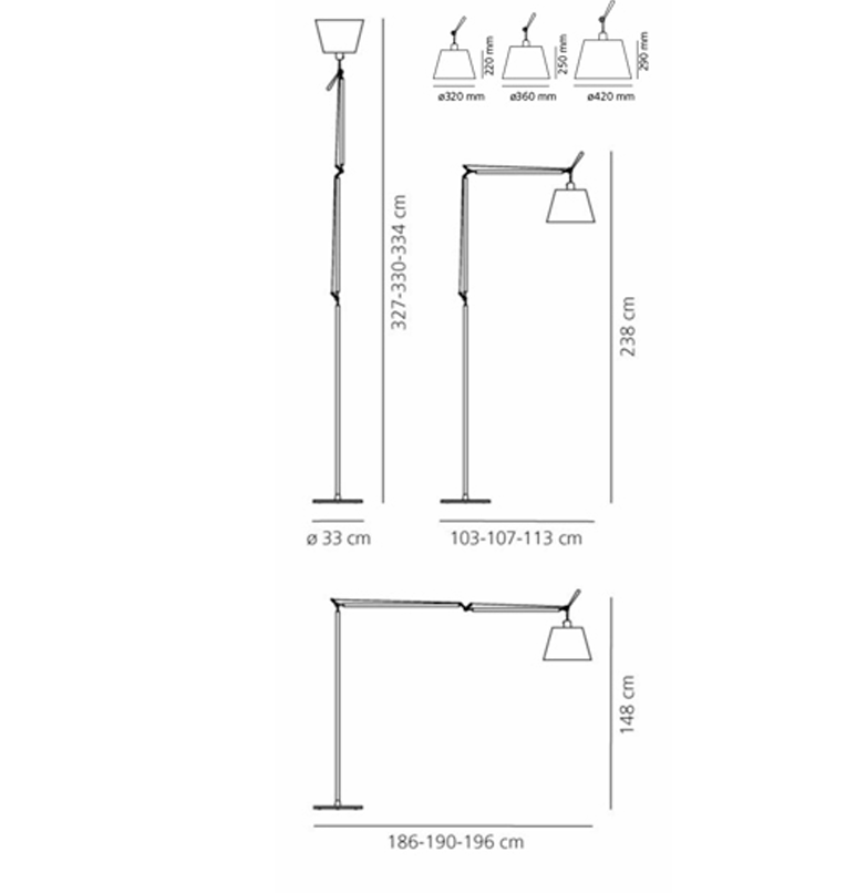 TOLOMEO FLOOR MEGA 360