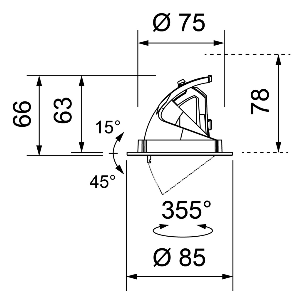 MIRA II LED Ø 75MM