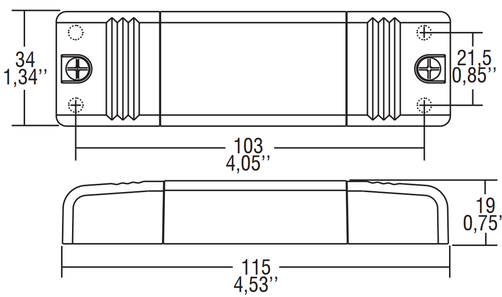 CONVERTISSEUR TCI BULL 350MA IP20