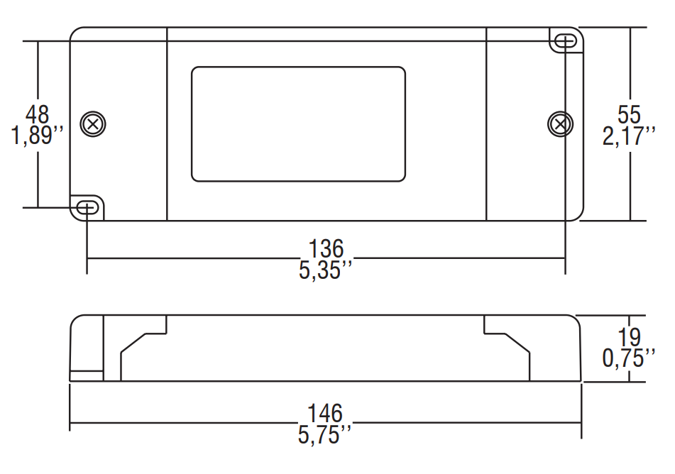 CONVERTISSEUR TCI EFU ON-OFF 20W 12V IP20