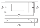 CONVERTISSEUR TCI EFU ON-OFF 20W 12V IP20
