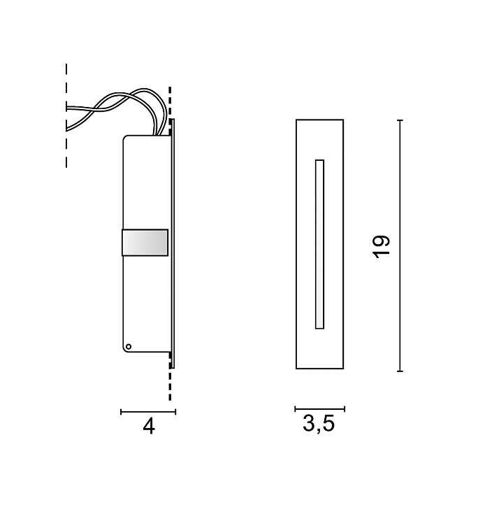SLOT IP44 Ø 23MM