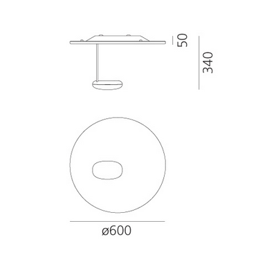 DROPLET MINI WALL/CEILING LED