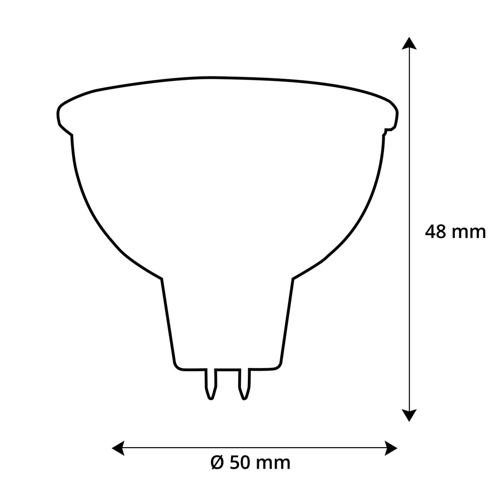 LED AMBIENT DIM MR16 40° GU5.3 12V 7W 