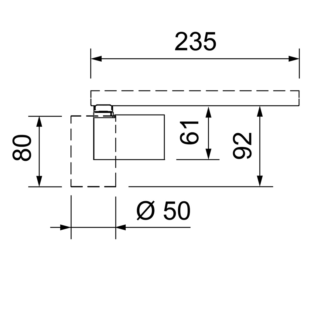 KIT RAIL 2M UX-ONE 2 PROJECTEURS / 2 SUSPENSIONS
