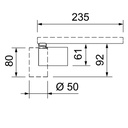 KIT RAIL 2M UX-ONE 2 PROJECTEURS / 2 SUSPENSIONS