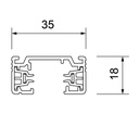 KIT RAIL 2M UX-ONE 4 PROJECTEURS