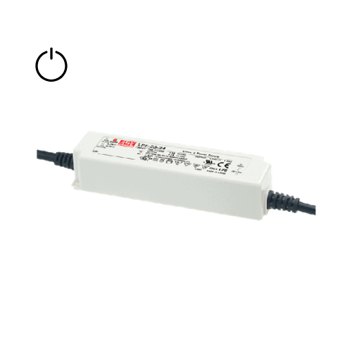 DRIVER 12V MEAN WELL IP67 25W