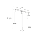 SOLANA AJUSTABLE CHANDELIER