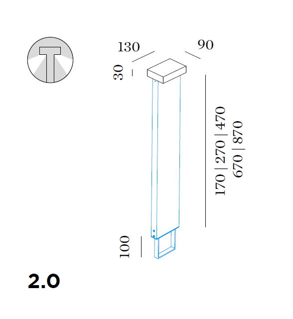 PALOS CARRÉ 2.0 IP65