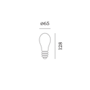 AMPOULE A65 LED 2700K OPAL