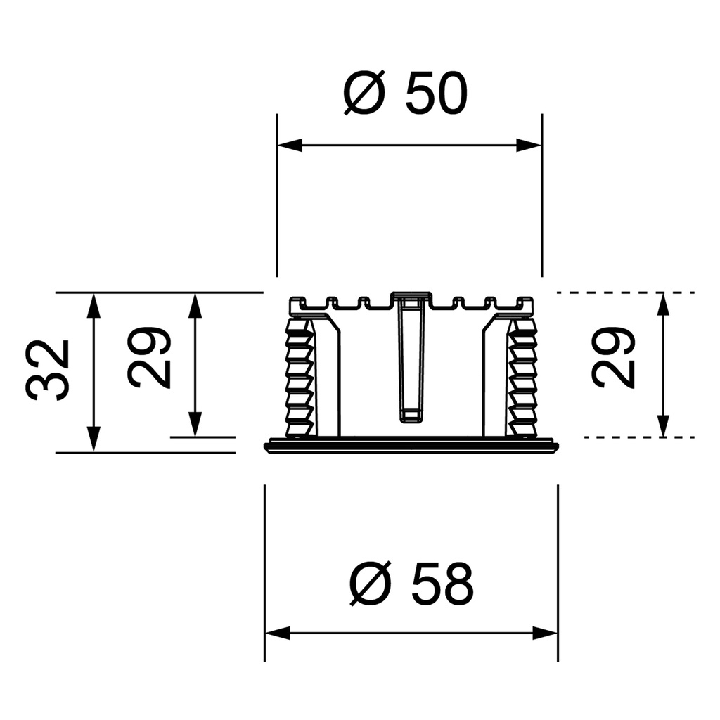 DROP LED IP65 Ø 50MM