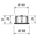 DROP LED IP65 Ø 50MM