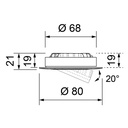 VARIO ORIENTABLE LED Ø 68MM