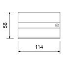 PLAQUE DE COUVERTURE ALIMENTATION EXTREMITE