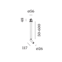 MATCH STICK TRIMELESS 1.0 Ø 45-47MM