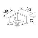 BOITIER ENCASTREMENT BÉTON X LED