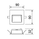 BOX ASYM LED IP44