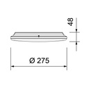 LAGO LED IP54 Ø 275MM