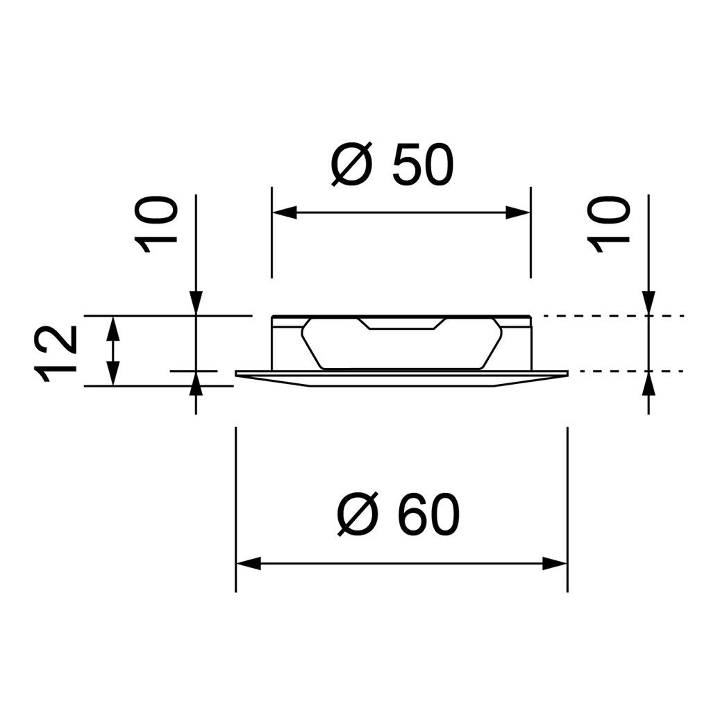VARIO LED IP44 Ø 50MM