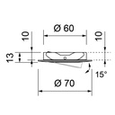 VARIO LED ORIENTABLE Ø 60MM