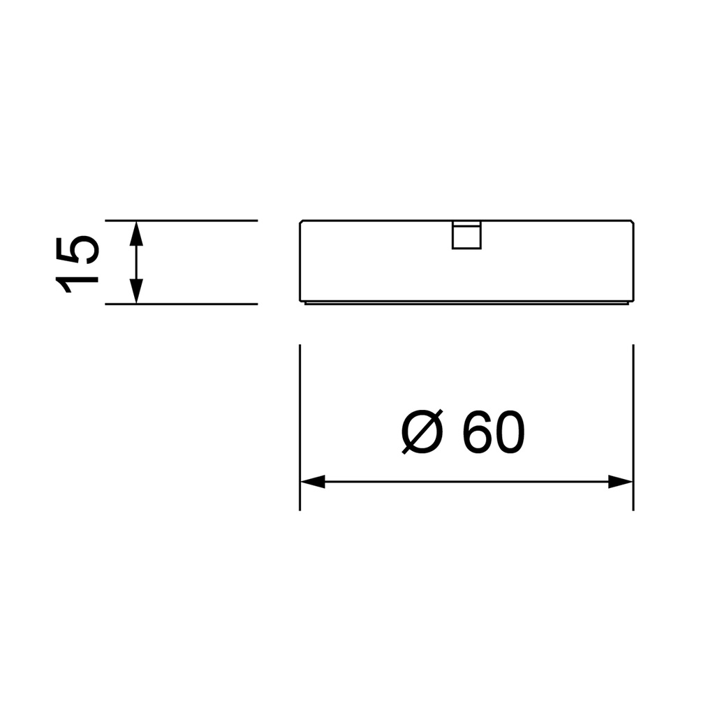 CADRE DE MONTAGE POUR VARIO LED Ø 50MM