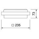 TURA SQUARE LED 235 IP65