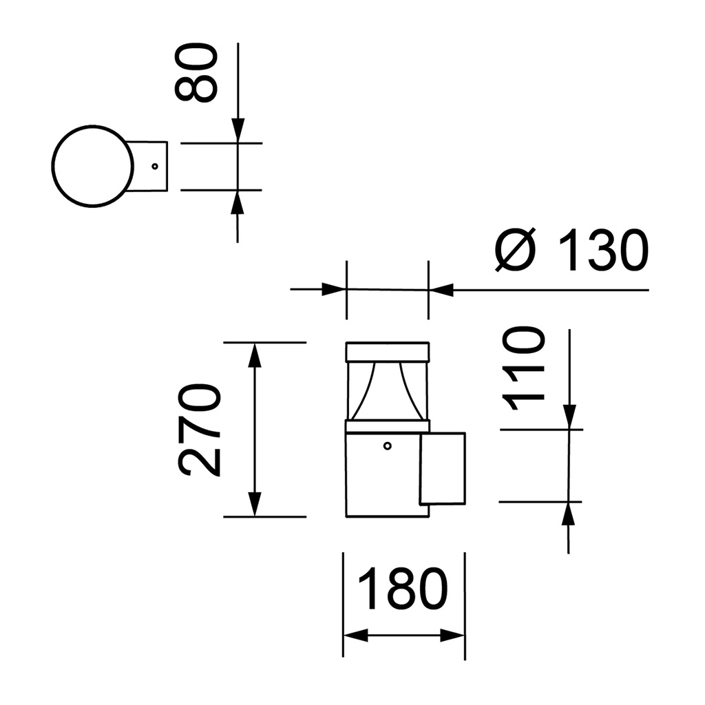 TOM CONCAVE ROUND II LED IP65