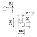 TOM CONCAVE ROUND II LED IP65