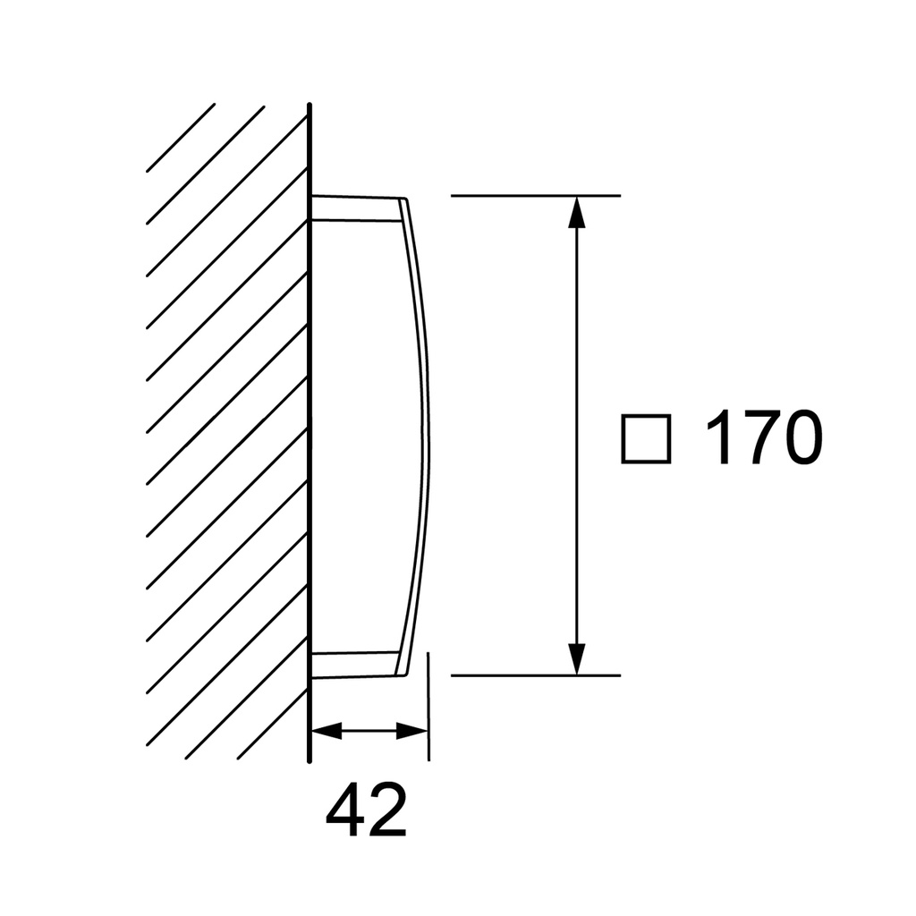 EVIDA SQUARE II LED IP65