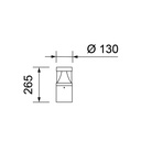 TOM CONCAVE ROUND LED 265MM IP65