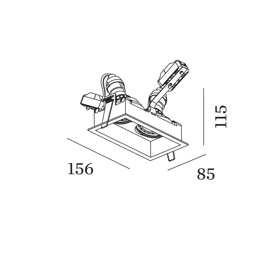 PLANO 2.0 GU10 Ø 74x148MM