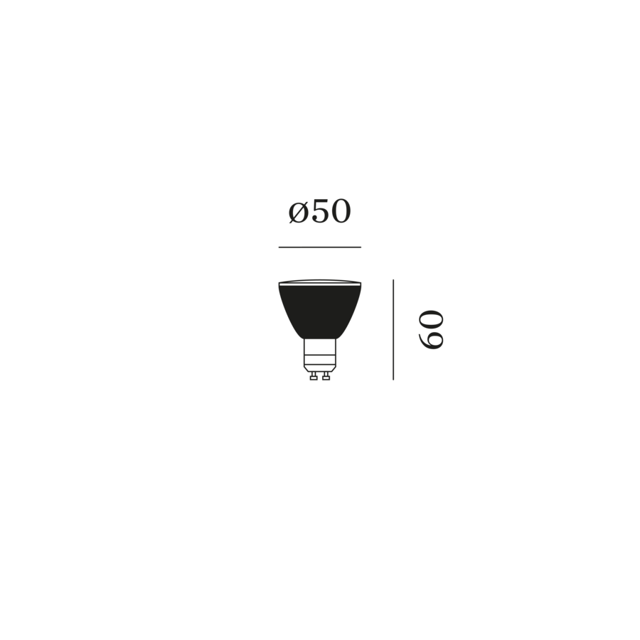 AMPOULE LED GU10 6.5W 230V