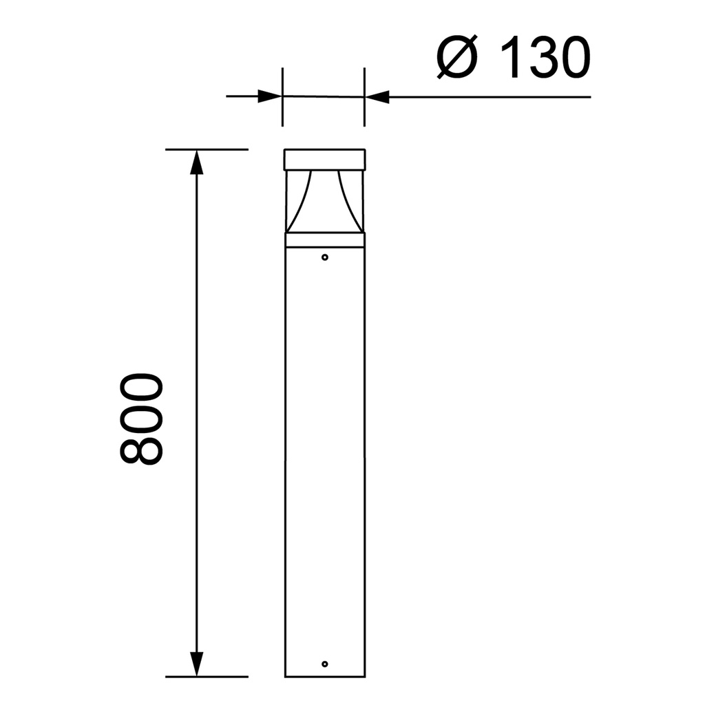 TOM CONCAVE ROUND LED 800MM IP65