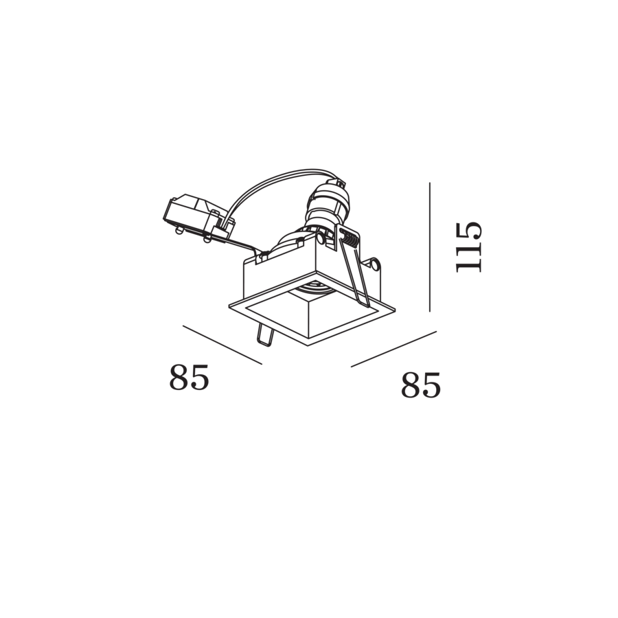 PLANO 1.0 GU10 Ø 74x78MM