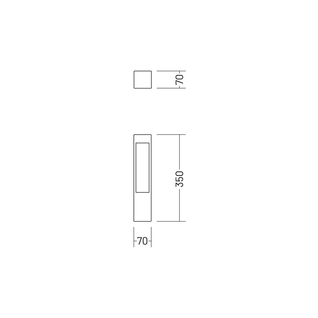 DUVALI MINI 350MM 24V IP65