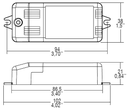 CONVERTISSEUR TCI MICRO MD 350MA R.C IP20