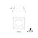 JI511 IP44 Ø 75x75MM