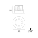 JI53510 IP65 Ø 75MM
