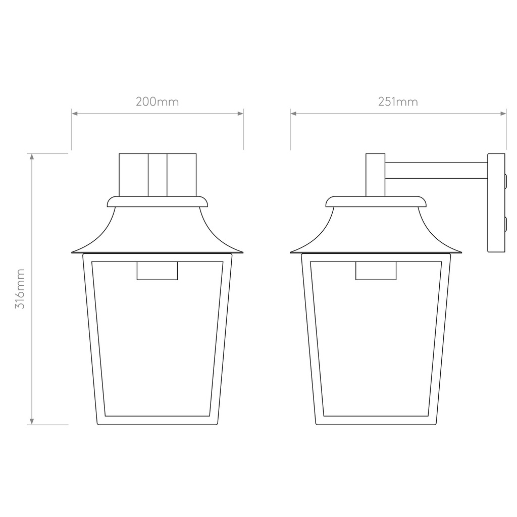 RICHMOND WALL LANTERN 200