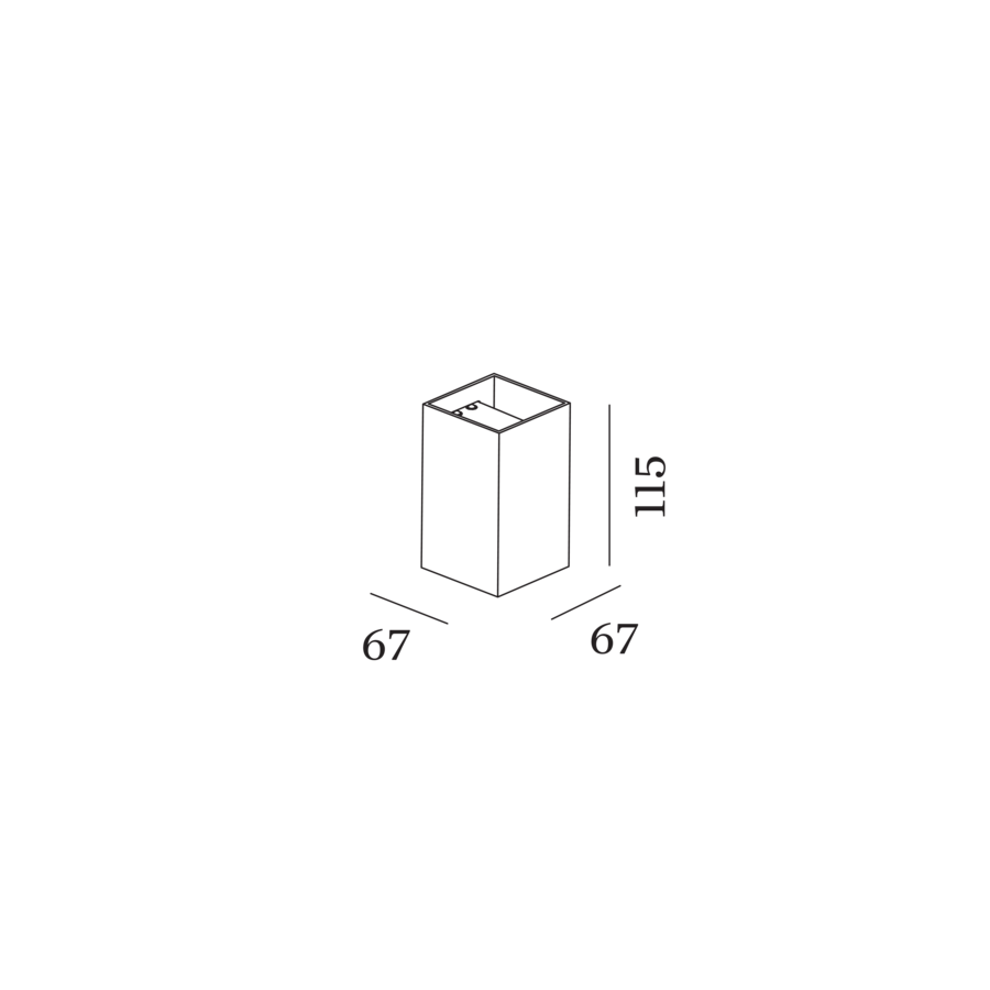 BOX WALL MINI 1.0 GU10