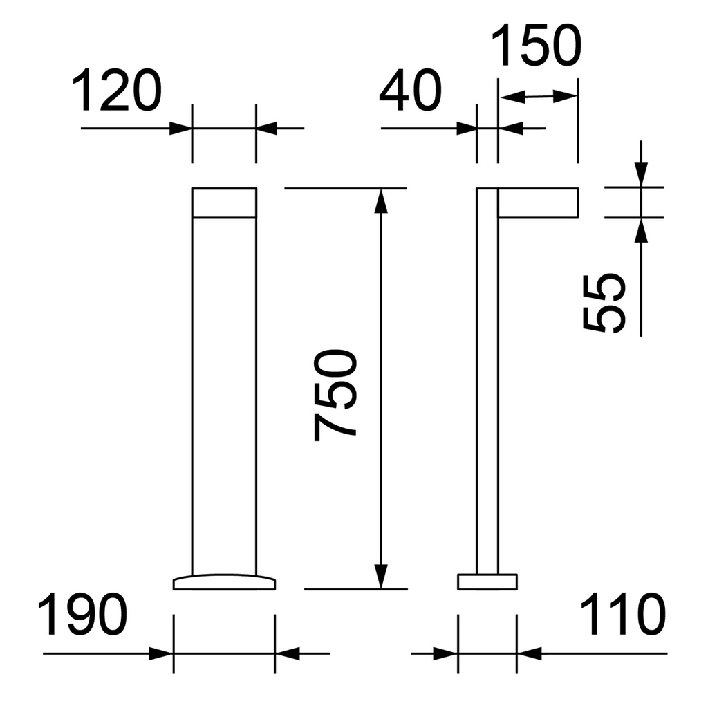 SQUARE II LED IP65