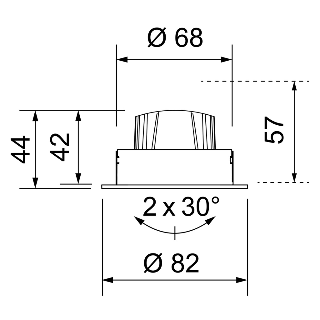 SWING 68 PLAN AVEC RIDL 600 Ø 68MM