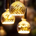 AMPOULE FLOATING GLOBE 150 TWISTED  LED E27 6W
