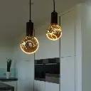 AMPOULE GLOBE 125 2X SLANTING SOFT CURVE LED E27 6W