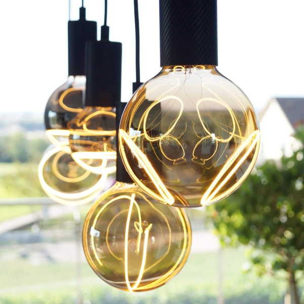 AMPOULE GLOBE 125 CRESCENT SLANTING LED E27 6W