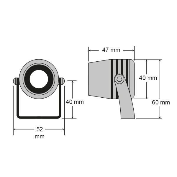 CLARIOS MINI 3W 24V IP68