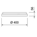 VENTA X IP44 Ø 400MM