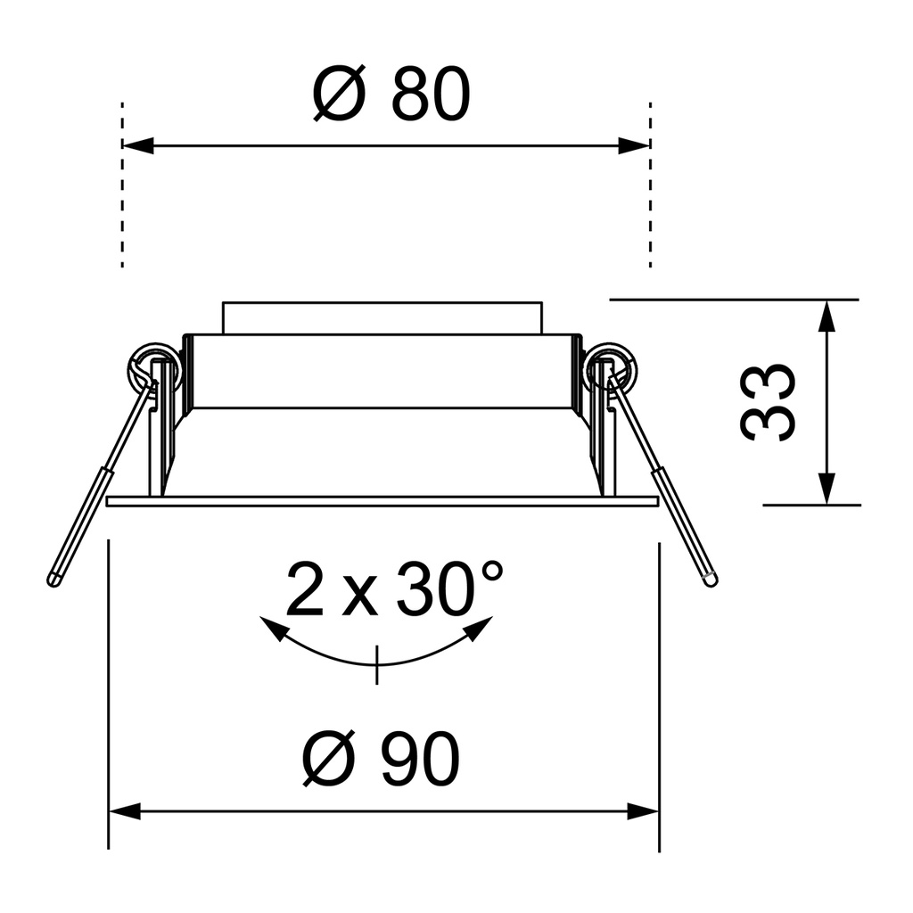 CONCAVE Ø 80MM