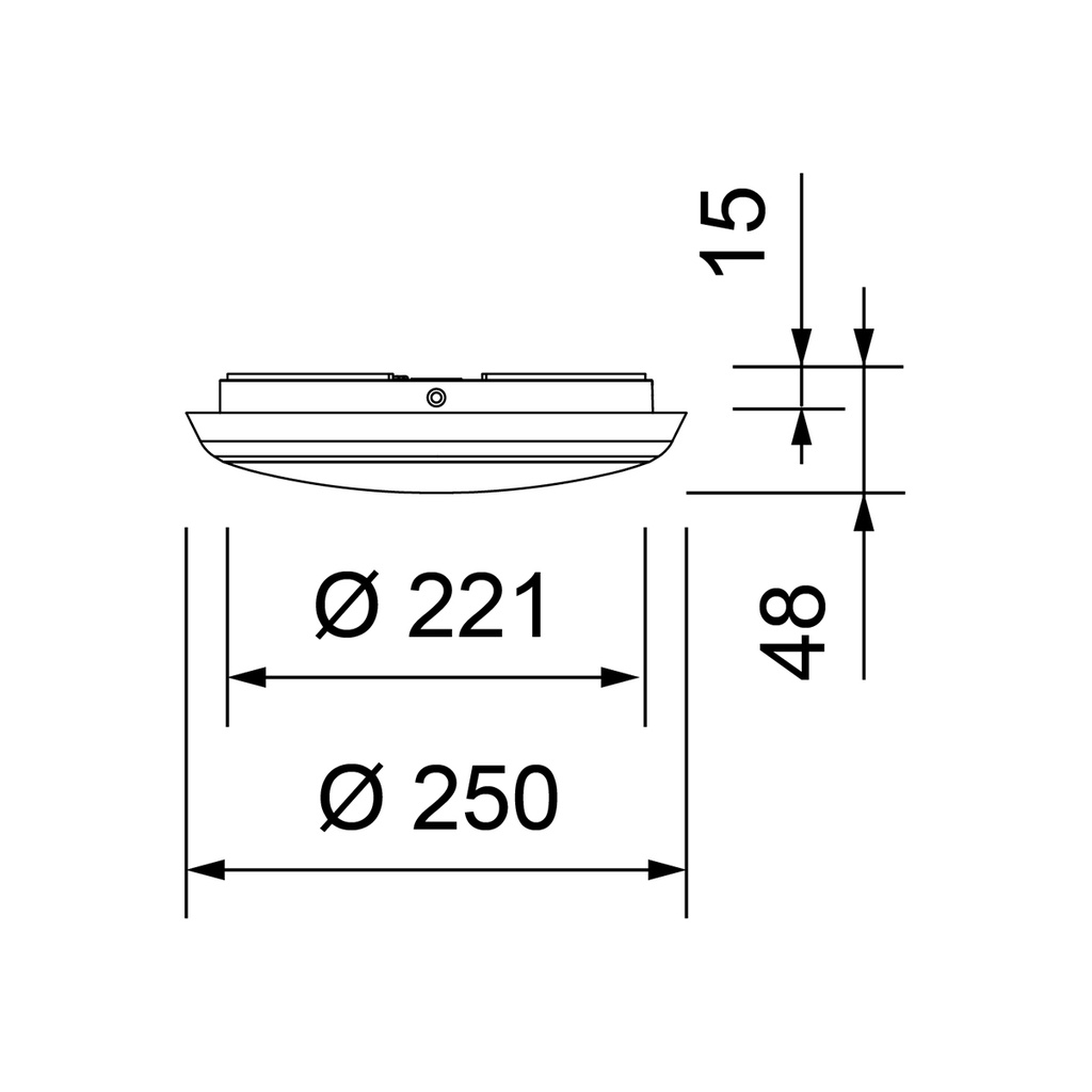 CLOUD LED Ø 250MM
